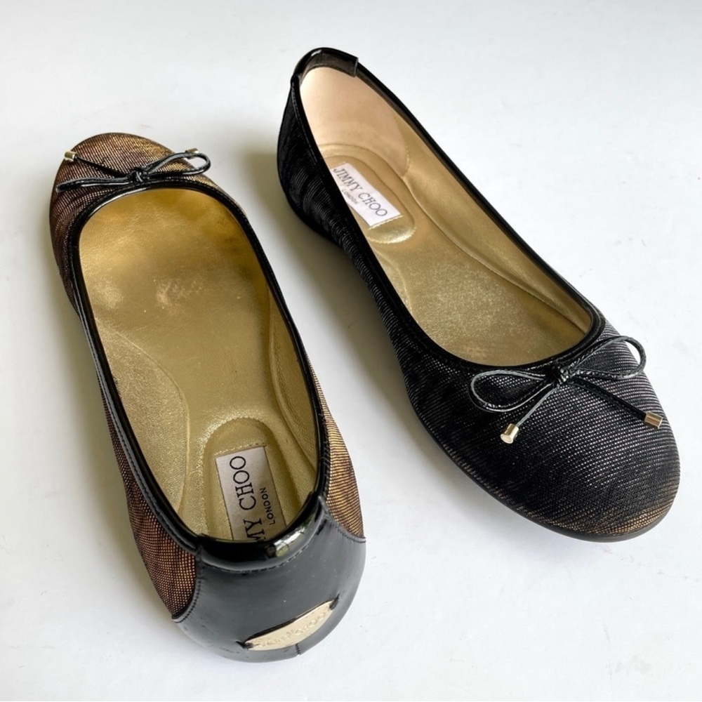 Jimmy Choo Black Ballet Flats - Picture 5 of 5